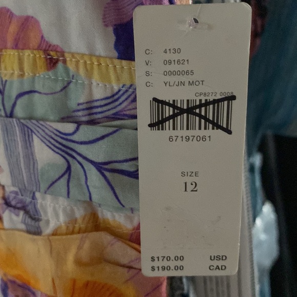 Anthropologie x Cecilia Pettersson! Tie Front Floral Midi Dress NWT! - Picture 8 of 12